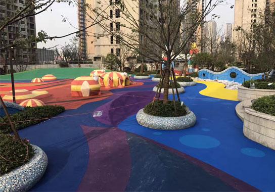 社區(qū)公園塑膠